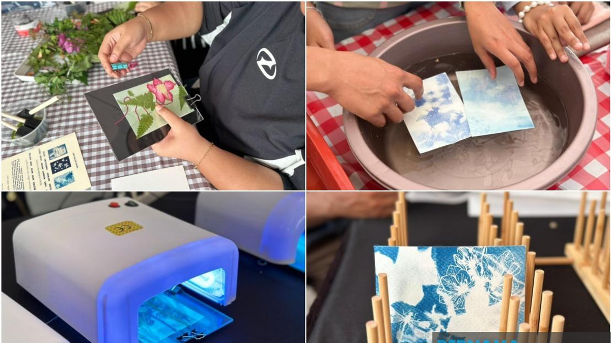Penang Artist Harnesses Sunlight to Reveal Nature's Creative Power Through Cyanotype