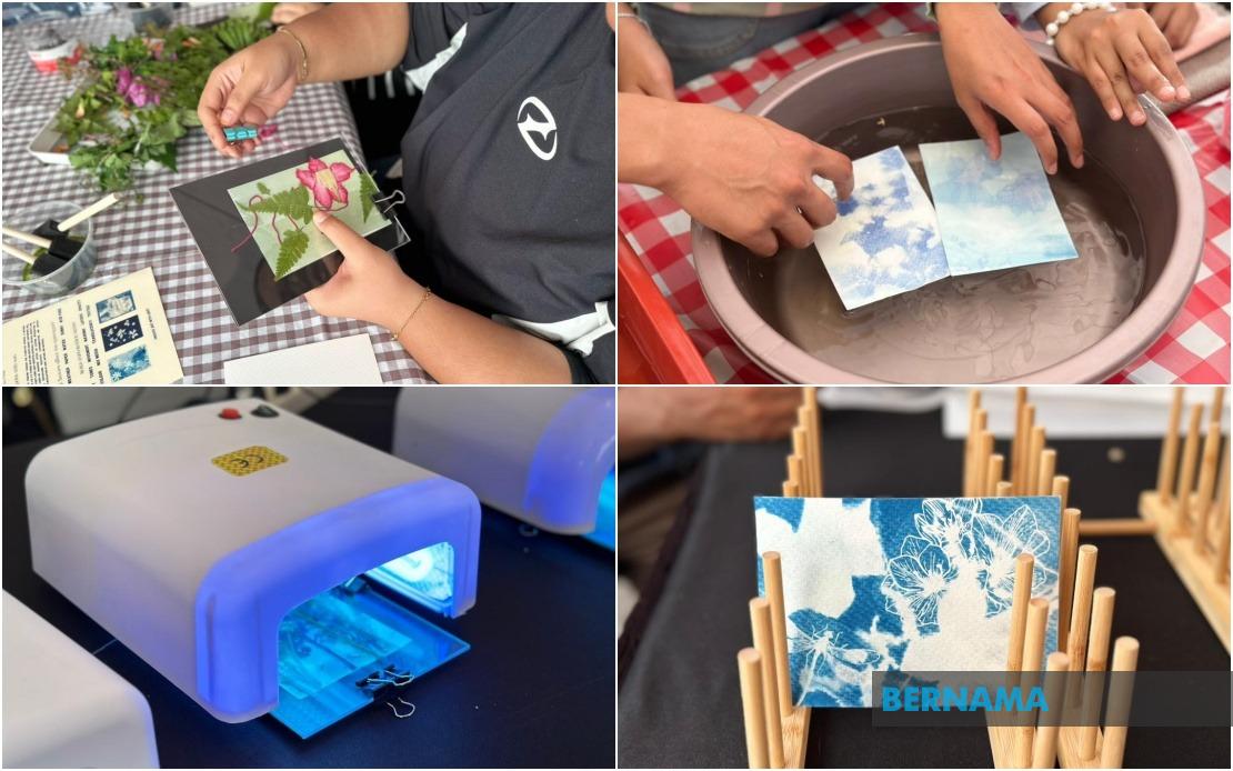 Penang Artist Harnesses Sunlight to Reveal Nature's Creative Power Through Cyanotype