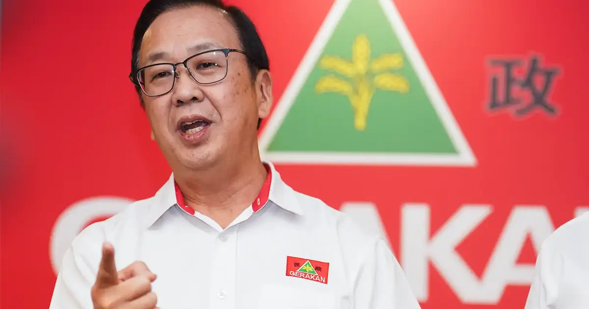 Gerakan Calls for Stronger PN Unity Before Johor and Negeri Sembilan Elections