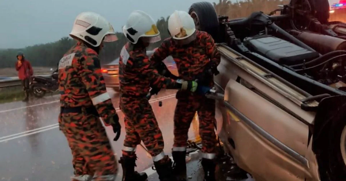 Two Sisters Among Four Killed in Twin Pahang Crashes Within an Hour