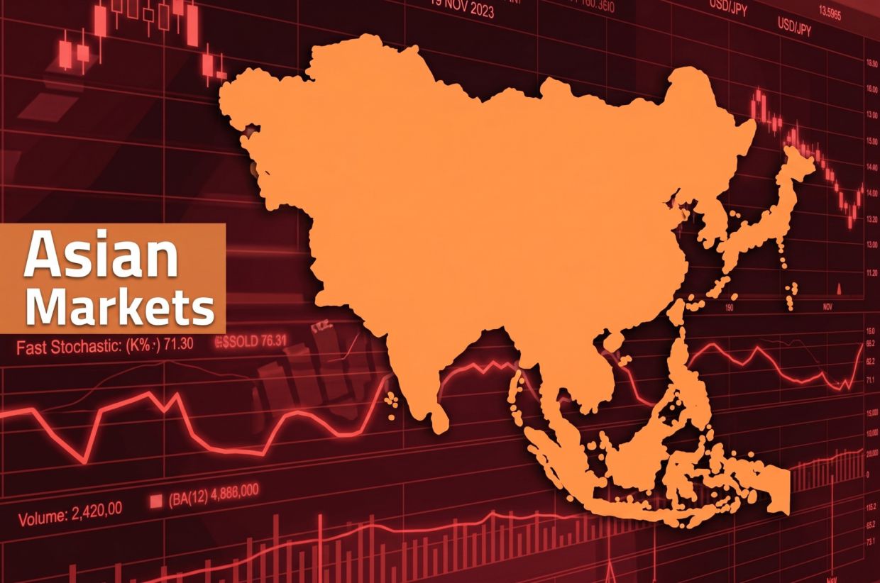 Asian stocks waver as Middle East tensions and Fed rate jitters unsettle markets