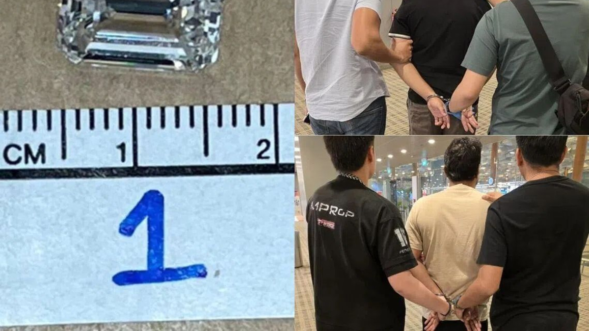 Two men arrested after stealing S$235,000 diamond from Chinatown jewellery store in audacious swap