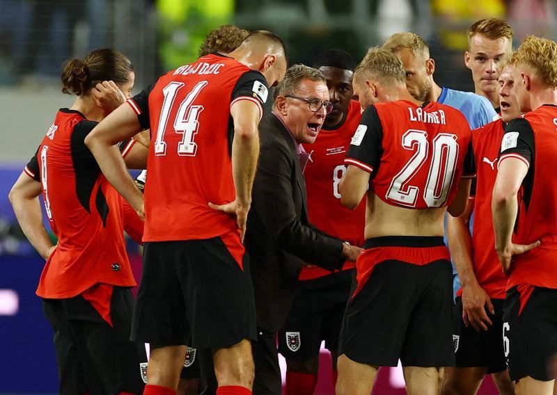 Austria's Rangnick praises World Cup minnows after narrow Jordan victory