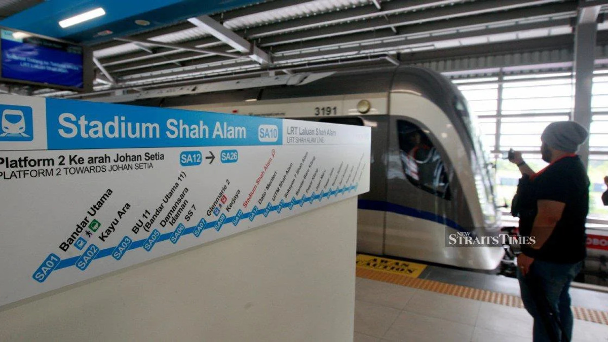 PM Anwar to Officially Open LRT3 Shah Alam Line Ahead of Monday Service Launch