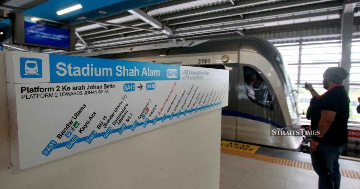 PM Anwar to Officially Open LRT3 Shah Alam Line Ahead of Monday Service Launch