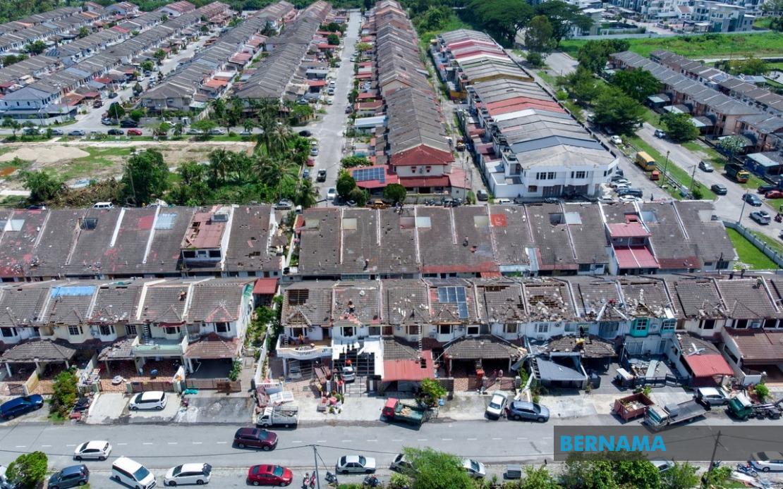 Police Establish Cordons Around Storm-Ravaged Bercham as Security Measures Take Effect