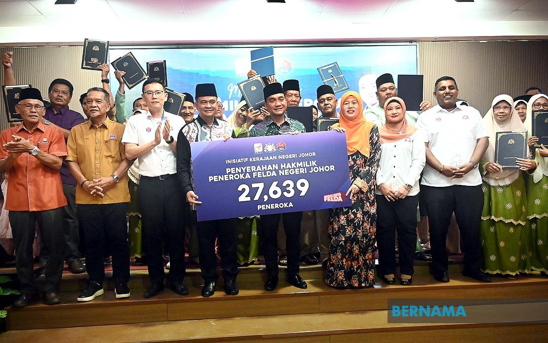 Johor Resolves Nearly All FELDA Land Title Applications in Major Rural Development Victory