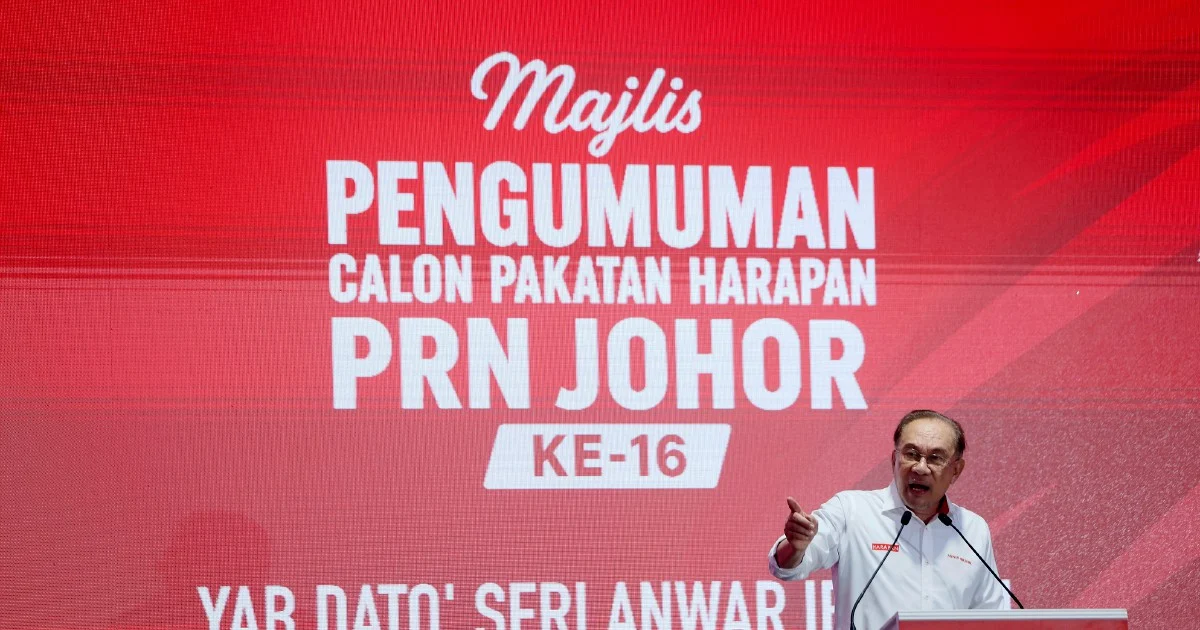 Johor received RM2 billion more from federal government than it contributed over three years, says PM