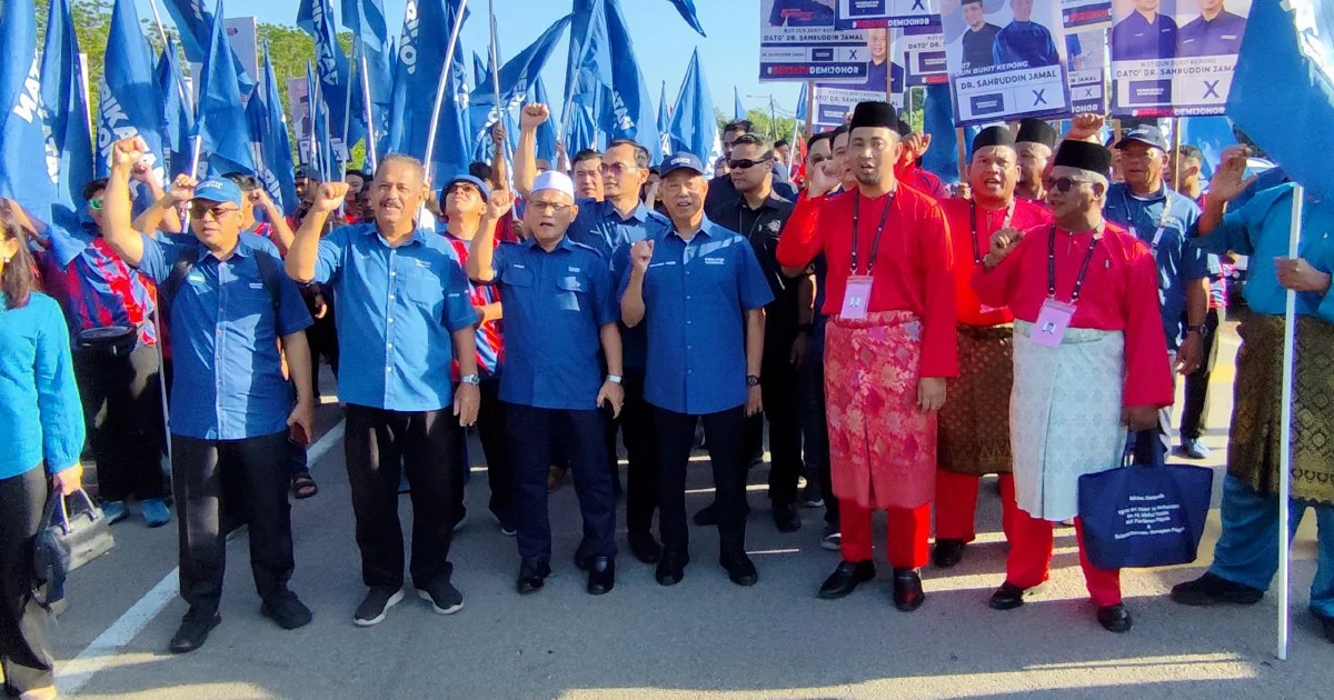 Muhyiddin rallies support for Sahruddin in Johor's Bukit Kepong constituency race