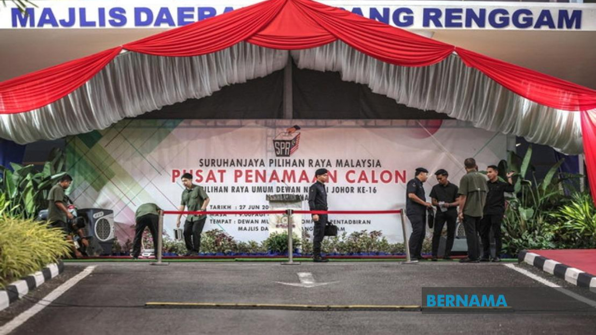 Johor State Election Nomination Process Begins With 56 Centres Opening