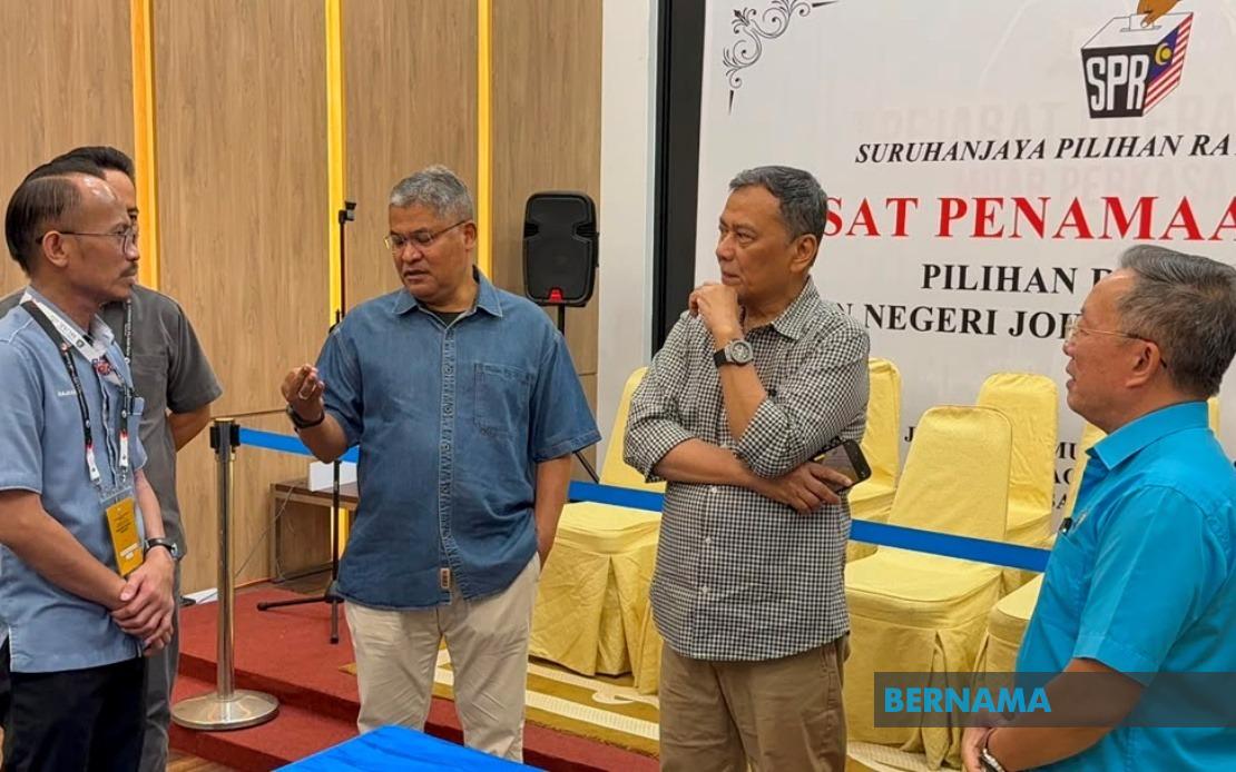 Johor Election Commission Conducts Final Checks Ahead of Tomorrow's Nomination Day