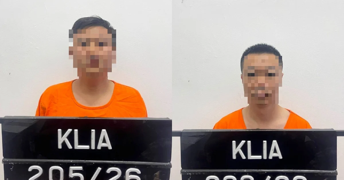 Two Chinese nationals remanded in probe over alleged attempted theft on flight to KLIA