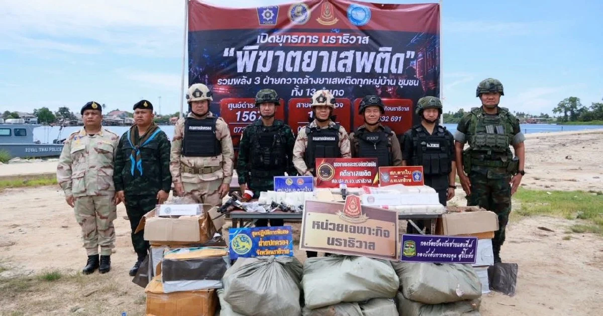 Thai Police Smash Drug Ring Linked to Malaysian Trafficking Networks
