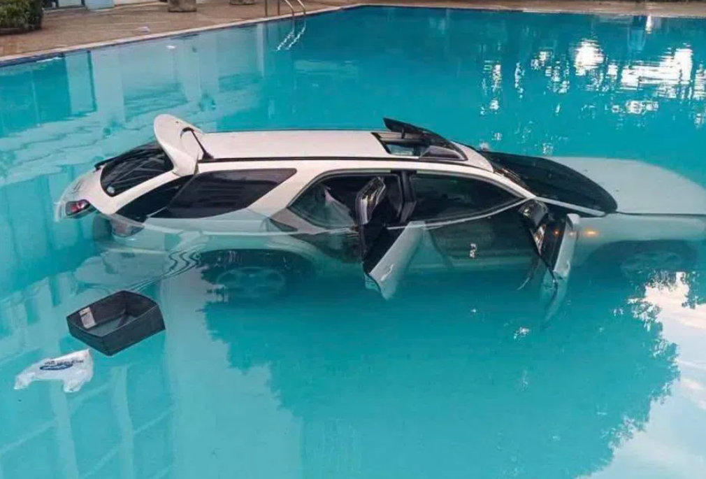 Thai Man Crashes SUV Into University Pool Over Mother's Refusal to Pay US$775 Rent