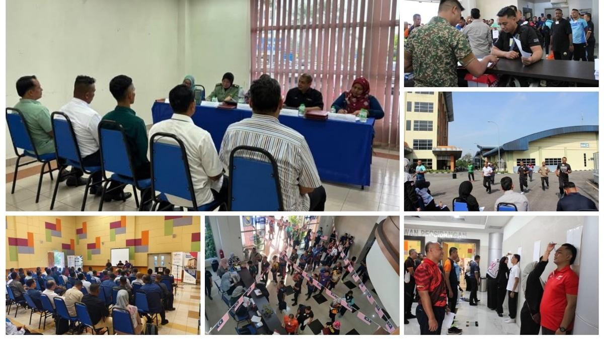 147 Former Military Personnel Compete for MRSM Warden Positions in Rigorous Selection Process