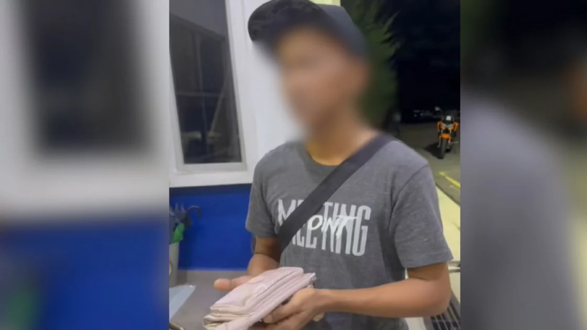 Delivery Rider Arrested Over RM10,000 Cash Theft from Lost Wallet