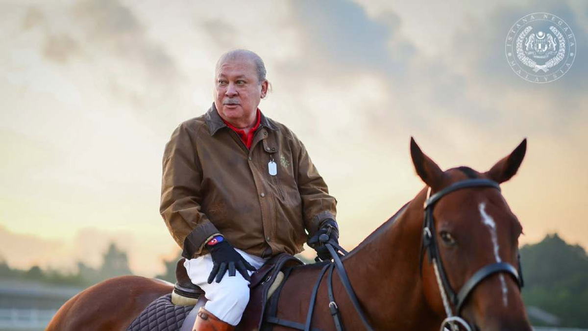 Sultan Ibrahim Continues Morning Horse Riding Ritual at Royal Johor Polo Club