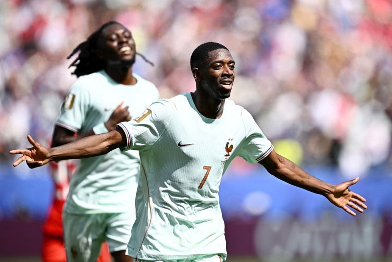 Dembele's hat-trick steers France to commanding 4-1 victory over depleted Norway
