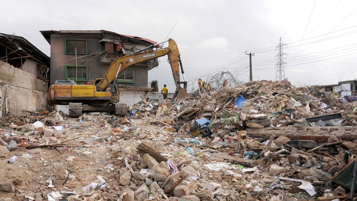 Nine Dead, 27 Rescued as Three-Story Shopping Complex Collapses in Lagos